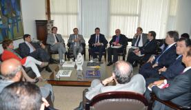 Reunión entre senadores y el futuro ministro de Hacienda, Joaquim Levy